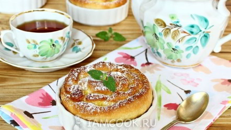 Рецепт булочек с лимонной начинкой