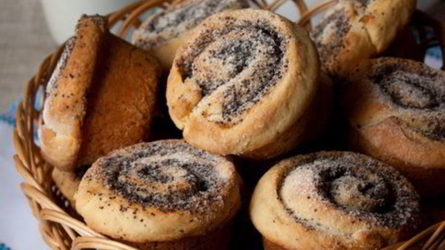 Рецепт булочек с маком