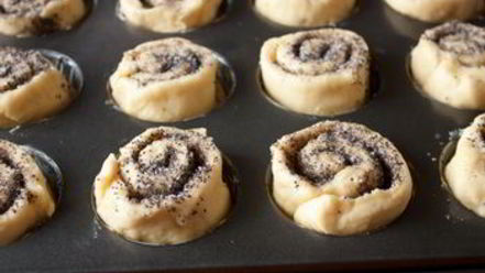 Рецепт булочек с маком