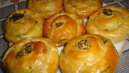 Рецепт Булочек с сыром и зеленью