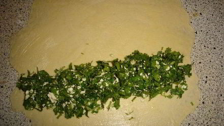 Рецепт булочек с сыром и зеленью