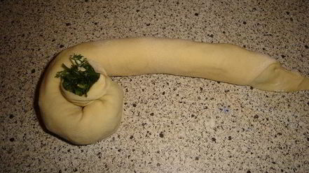 Рецепт булочек с сыром и зеленью