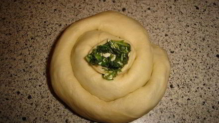 Рецепт булочек с сыром и зеленью