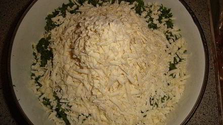 Рецепт булочек с сыром и зеленью