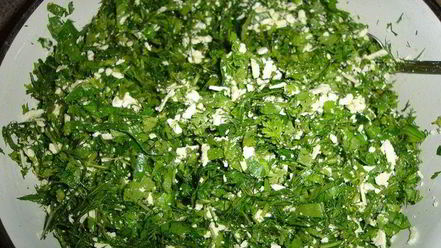 Рецепт булочек с сыром и зеленью