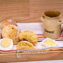 Булочки с сыром на молоке