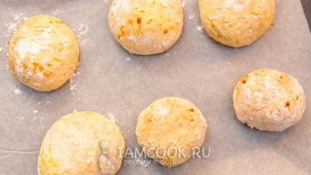 Рецепт булочек с сыром на молоке