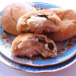 Рецепт Булочек с творогом и изюмом