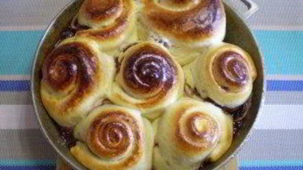 Рецепт булочек с вареньем