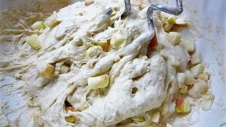 Рецепт булочек с яблоками, грушей и пряностями