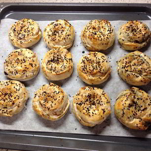 Рецепт Булочек со шпинатом из теста фило