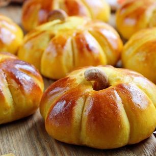 Рецепт Дрожжевых булочек тыковки