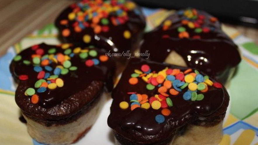 Рецепт двухслойных овсяных булочек