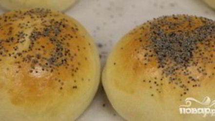 Рецепт горячих булочек с ветчиной и сыром