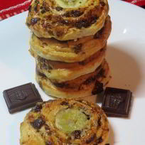 Шоколадно-банановые булочки Улитки