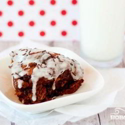 Рецепт Шоколадных булочек с корицей в глазури