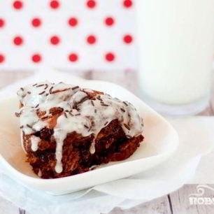 Рецепт Шоколадных булочек с корицей в глазури