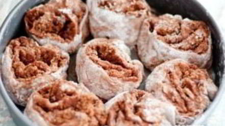 Рецепт шоколадных булочек с корицей в глазури