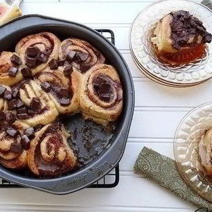 Рецепт Шоколадных булочек с корицей