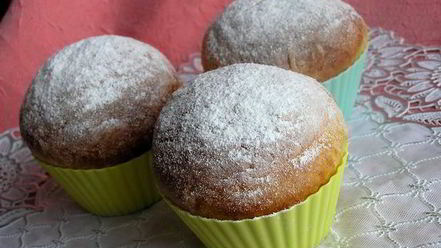 Рецепт творожных булочек с авокадо и яблоком