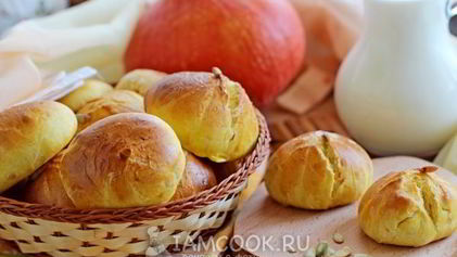 Рецепт Тыквенных булочек