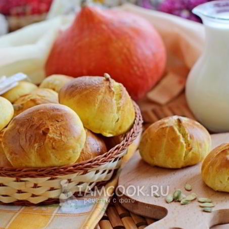 Рецепт Тыквенных булочек