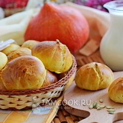 Рецепт Тыквенных булочек