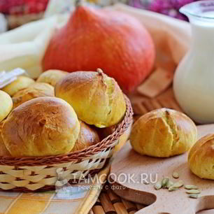 Рецепт Тыквенных булочек