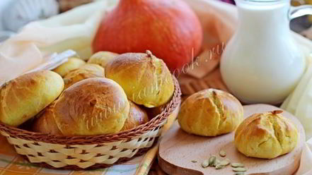 Рецепт тыквенных булочек