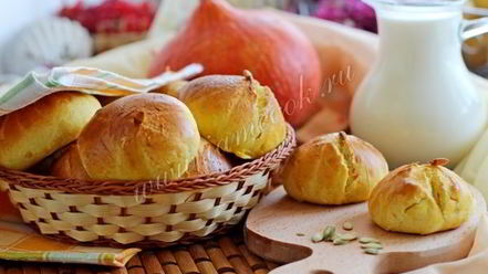 Рецепт тыквенных булочек