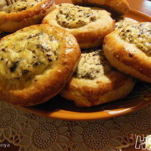 Рецепт Ватрушек с творогом и шоколадом