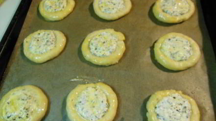 Рецепт ватрушек с творогом и шоколадом