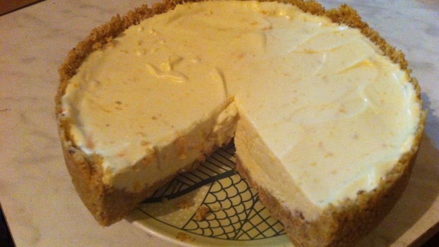 Рецепт апельсинового чизкейка без запекания