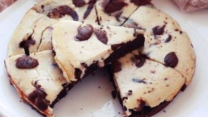 Рецепт брауни-чизкейка шоколадно-банановый