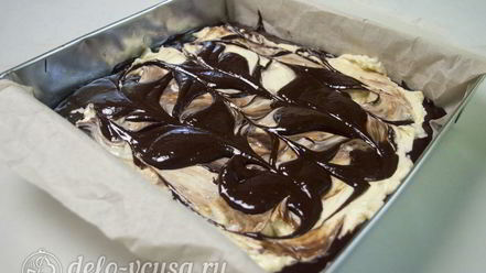 Рецепт брауни-чизкейка