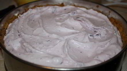 Рецепт черничного чизкейка без выпечки