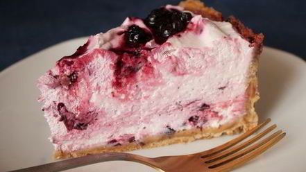 Рецепт черничного чизкейка без выпечки