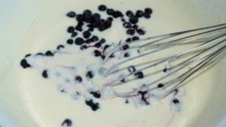 Рецепт черничного чизкейка со сливками