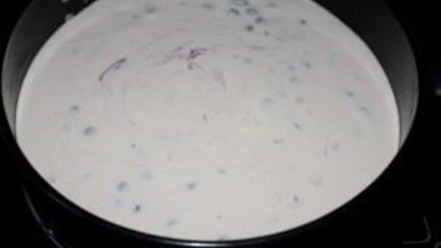 Рецепт черничного чизкейка со сливками