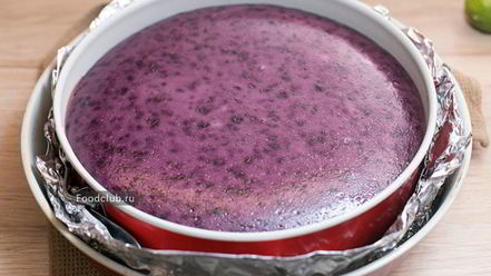Рецепт черничного чизкейка