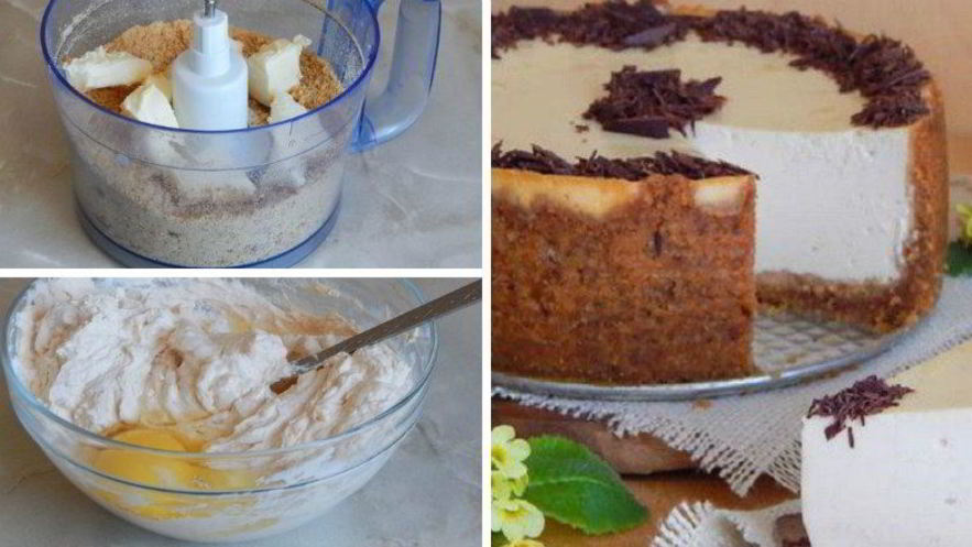 Рецепт чизкейка из печенья