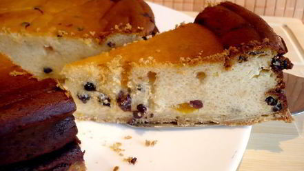 Рецепт чизкейка с апельсином и изюмом