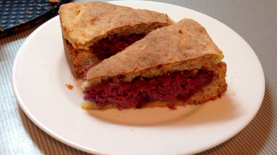 Рецепт чизкейка с черной смородиной