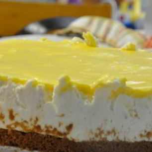 Рецепт Чизкейка с лимоном без выпечки