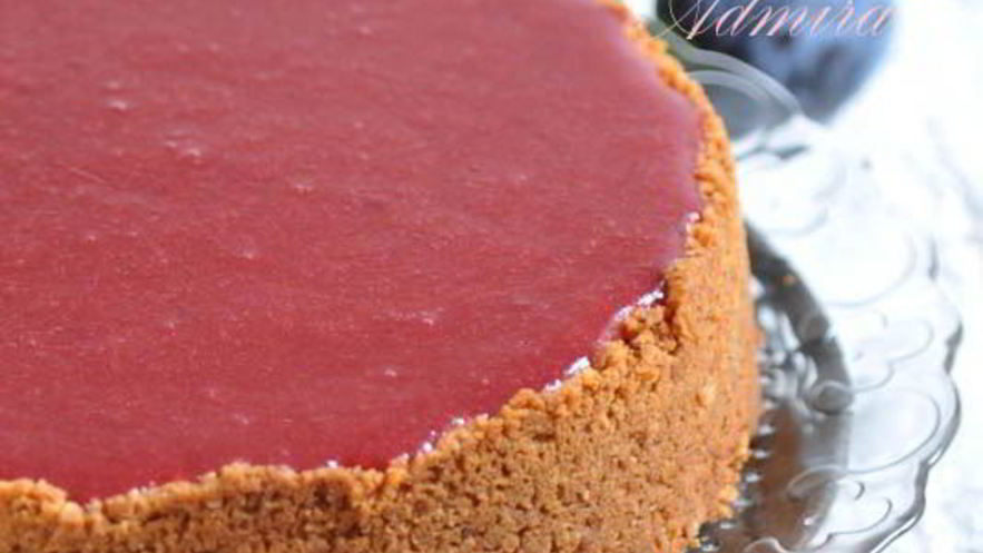 Рецепт чизкейка с сливовым покрытием