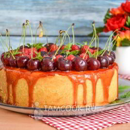 Рецепт Чизкейка с вишней