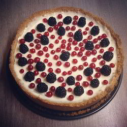 Рецепт Чизкейка со сливочным сыром и ягодами