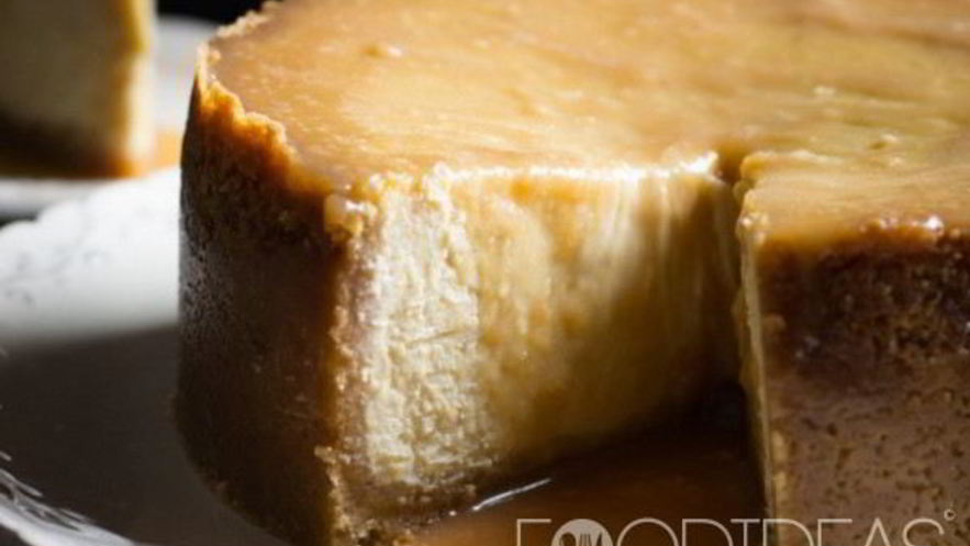 Рецепт карамельного чизкейка без выпечки