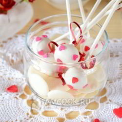 Рецепт Кейка-попсов со вкусом чизкейка