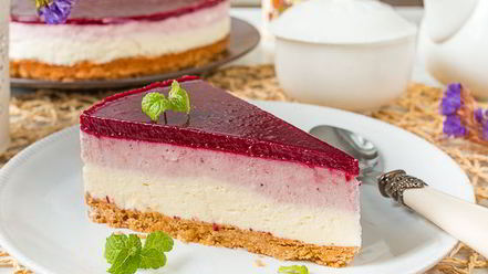 Рецепт холодного вишневого чизкейка